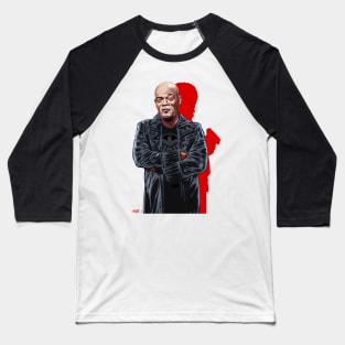 Samuel L. Jackson - An illustration by Paul Cemmick Baseball T-Shirt